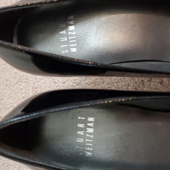 Stewart Weitzman Black Stilettos 9.5 N - Picture 3 of 6